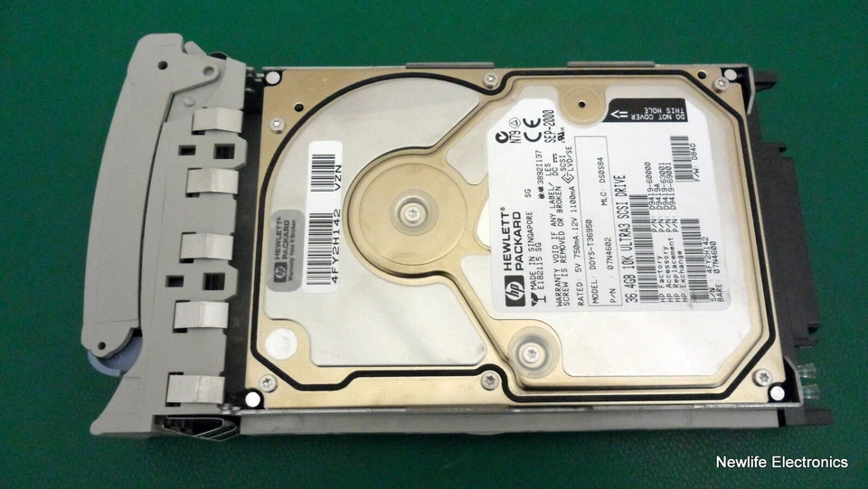 HP D9419-69001 36GB 10,000 RPM 3.5 in. Ultra3 SCSI HDD D9419-63001 D9419A - Image 3 of 4