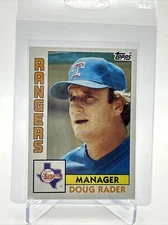 1984 Topps Doug Rader Baseball Card #412 NM-Mint FREE SHIPPING