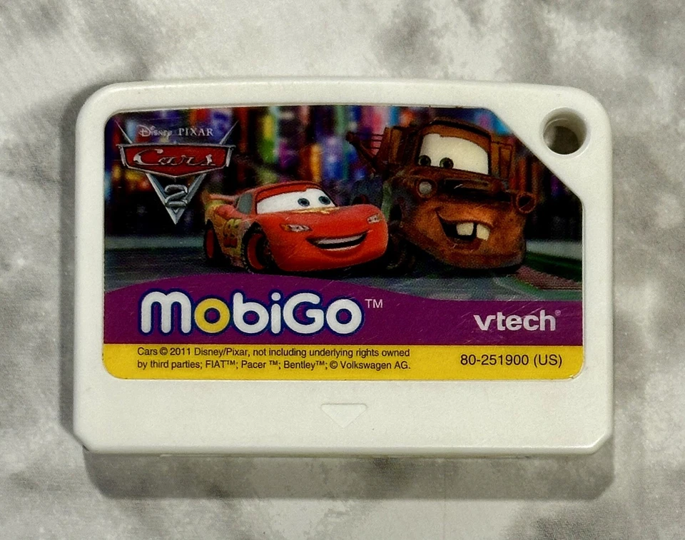 Lot of 4 Vtech MobiGo Loose Learning Games Shrek, Cars, Brave, Toy 3 - TESTED! - Image 4 of 4