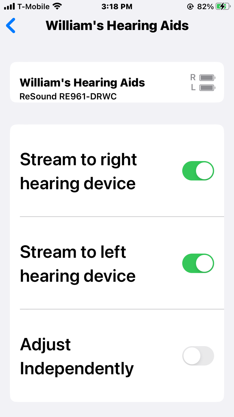 PAIR RESOUND LINX QUATTRO RE961DRWC BTE DIGITAL HEARING AIDS iPHONE