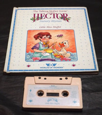 TALKING MOTHER GOOSE BOOK/TAPE FRIEND HECTOR LITTLE MISS MUFFET WORLDS OF WONDER