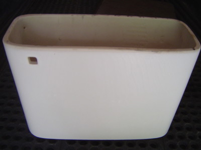 Chips. Read. See photos. WHITE  18 x 7.5  American Standard 4064 toilet tank