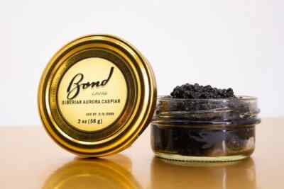 Caspian Siberian Osetra Aurora Black Caviar (Metal Tin/Glass Jar)