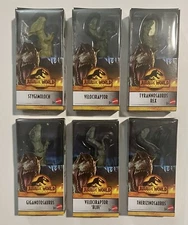 Jurassic World Dominion 6" Dinosaur Figures Complete Set Of 6 In Hand 2022