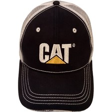 CAT Caterpillar Machinery Equipment Milton Stitched Trucker Mesh Cap Hat 28