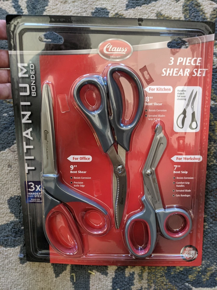 Husky 4-Pack Titanium Scissors Set