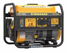 Firman P01204 Gas Portable Generator, Recoil Start, 30 Amps, 120-Volt,