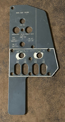 VTG Aircraft Panel Cover Radio Rack Cooling Fuel Heater Temperature ...