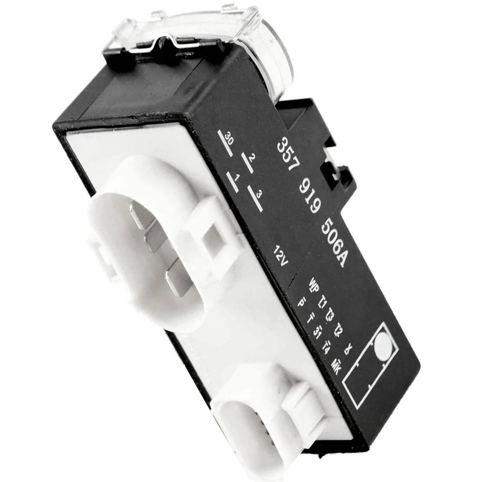 Unidad de control del ventilador de refrigeración del motor para VW Golf Jetta Passat 1.9 2.0 2.8L 357919506A Foto 3 de 4