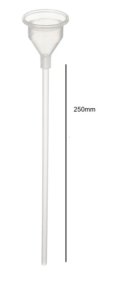 ABGIL BOROSILICATE GLASS THISTLE FUNNEL WITH CLEANING BRUSH - Image 2 of 2