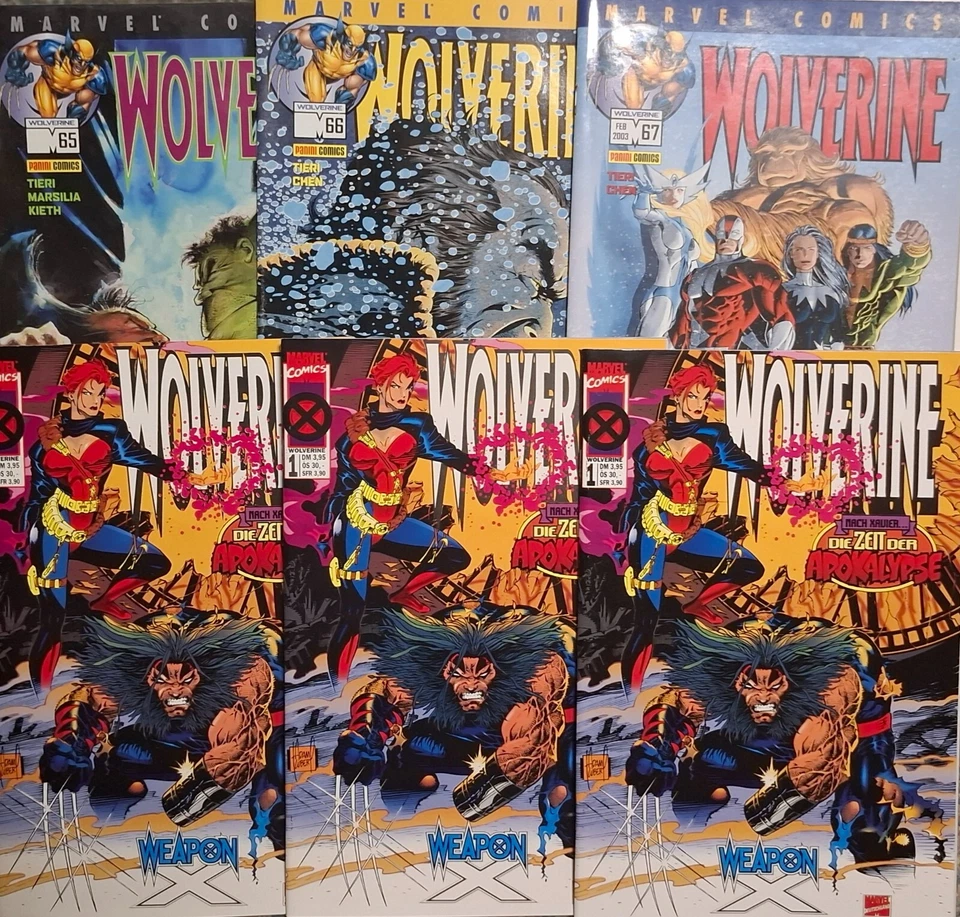 Wolverine 1 - 77 Marvel Comics 1997 - 2003 Panini Sticker Poster - Bild 1 von 1