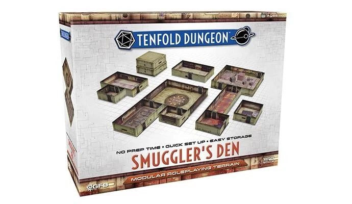 Tenfold Dungeon: Smuggler's Den Tile Set D&D RPG Board Gale Force 9