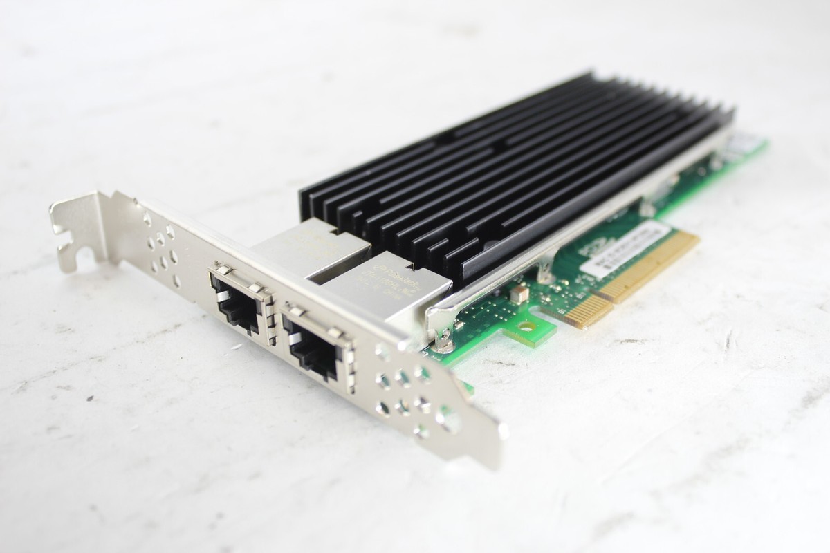 PulseJack JT4-1108HL 10Gbs Dual Port RJ45 PCIe X8 NIC Network Card