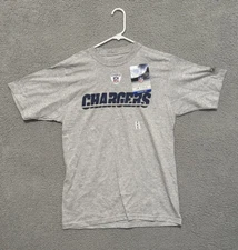 NEW Reebok Los Angeles Chargers T-Shirt Men's Small Gray Team Apparel On Field