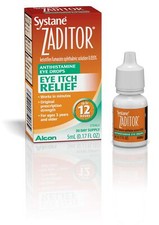 Zaditor Eye Drops Fast Acting Long Lasting Itchy Eye Relief 0.17 Fl Oz 1 Pack