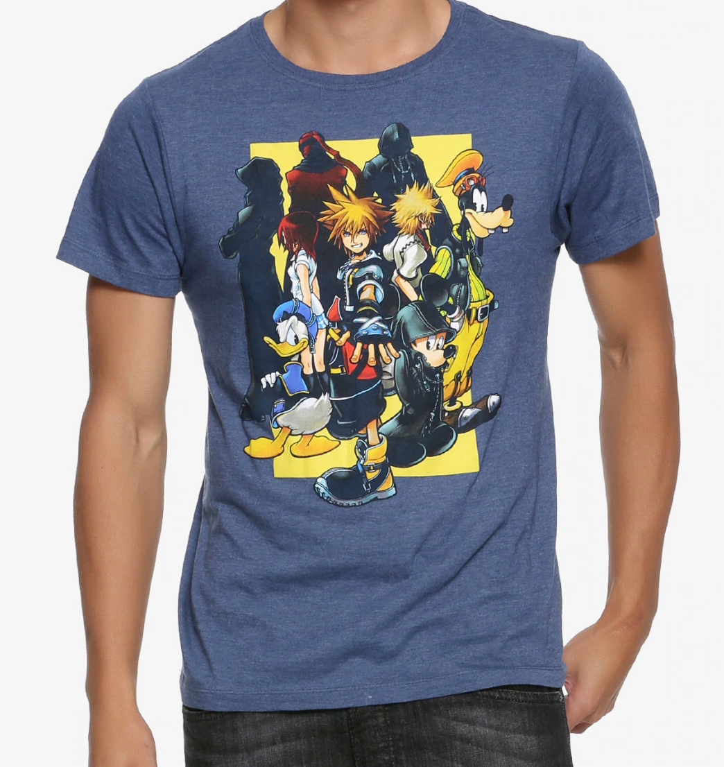 Disney KINGDOM HEARTS LIGHT VS. DARK T-Shirt NWT Licensed