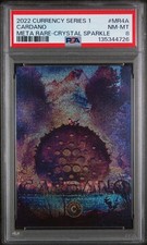 2022 Cardsmiths Currency Cardano Meta Rare Crystal Sparkle Card PSA 8 #MR4A