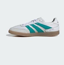 Adidas Predator Freestyle Soccer Shoes White/Green/Grey Sz M 9/9.5/10/10.5/11