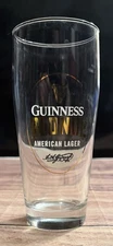 Guinness Blonde American Lager Beer Glass Pre Owned Rare HTF