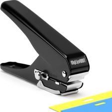 Badge Hole Punch, Puncher for Id Card, PVC and Paper, Heavy-Duty Hole Punch fo