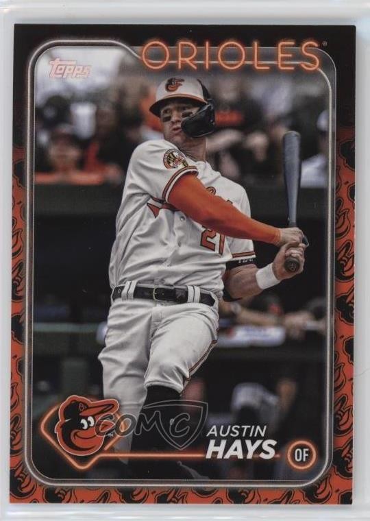 2024 Topps Series 1 Team Color Border Austin Hays #307 ff8