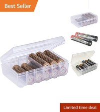BPA-Free Battery Holder Case for 12 AA Batteries - Perfect for Crafts Travel