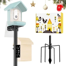 iBorn Camera Bird Feeder Pole 3in1 Compatible 