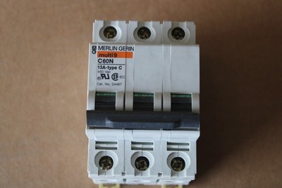 Merlin Gerin, Multi9 C60N Circuit Breaker, 3 Pole, 13 AMP