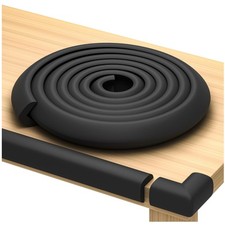 Baby Edge Corner Safety Bumper Set Black