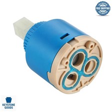 35mm Ceramic Faucet Cartridge Replacement for Leak-Free Kitchen  Bathroom Fa...