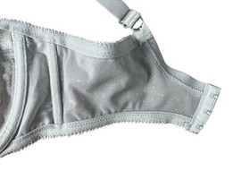 Wacoal Retro Chic Full Figure Underwire Bra 855186  Size 36D  Silvery-Gray