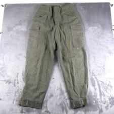 Vintage 40s Swedish Military Wool Pants Trousers WW2 WWII 32.5x30.5