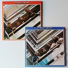 The Beatles "Rouge 1962-1966/ Bleu 1967-1970" Lot 2 DOUBLE Vinyl LP 33t 1978 TBE