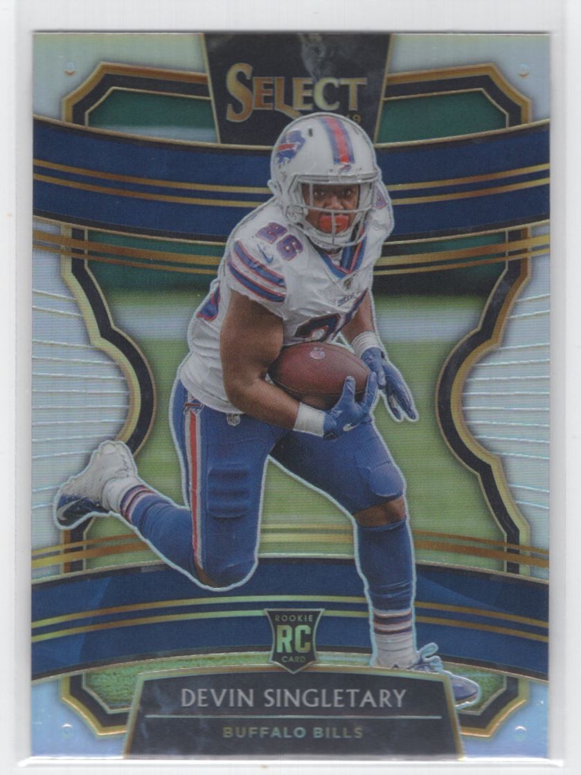 #26 2019 Panini Select Silver Prizm Devin Singletary Rookie