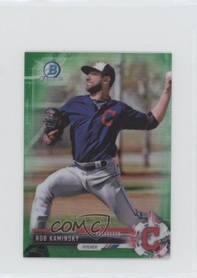 2017 Bowman Chrome Minis Prospects Green Refractor 79/99 Robert Kaminsky Rob 1u6