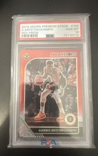 2019-20 Panini NBA Hoops Premium - Giannis Antetokounmpo #102 Red Prizm PSA10