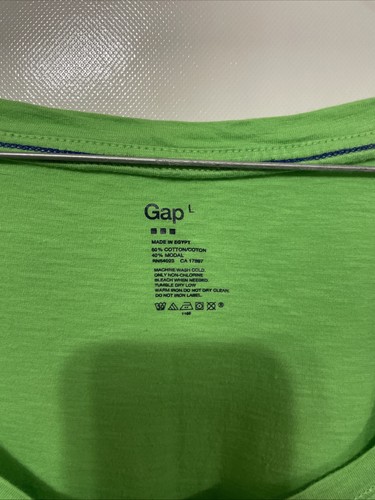 Gap lässiges Rundhals-T-Shirt - hellgrün - Damengröße Large - Bild 2 von 7