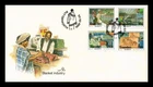 Dr Jim Stamps Transekai Blanket Industry 4v Set First Day Cover Monarch Size