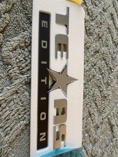 Oem Gmc Sierra Texas Edition Chrome Tailgate Fender Emblem Badge New Genuine Gm