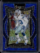 2024 Panini Select - Concourse- DeMarvion Overshown #48- Blue Disco Prizm /25
