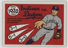 1970 Fleer Laughlin World Series Stan Coveleski 1920 World Series #17 HOF 0bl9