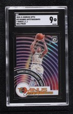 2020 Donruss Optic T-Minus 3 2 1 Holo Prizm Giannis Antetokounmpo #15 SGC 9 1og5