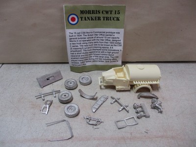 Company B Morris CWT 15 Tanker Truck Resin Model for Wargaming