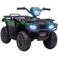 12V Kids Electric Quad Bike: 2 Speeds, USB Music & LED Lights