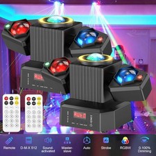 Laser Light RGBW LED Moving Head Disco Stage Lighting Beam DMX512 Party DJ