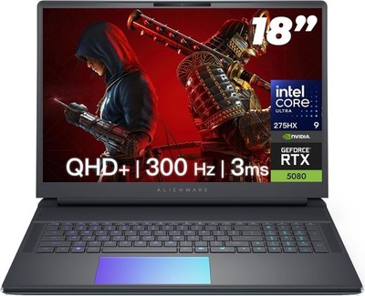 Dell Alienware 18 Area-51 144Hz QHD+ 2.7GHz Ultra 9 275HX 64GB 2TB RTX 5080