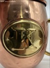 Godinger Hammered Copper Moscow Mule Mug Set 2 Piece Initial K and R — photo 2