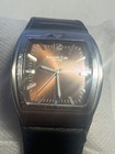 kenneth cole new york watch,leather band,working good — photo 1