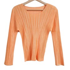 PLEATS PLEASE - Orange Women's Cutsew