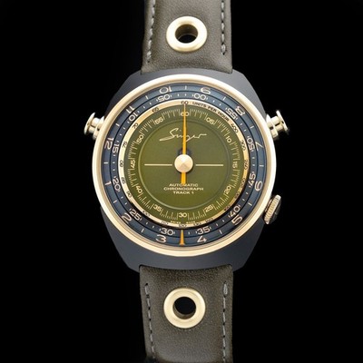 Singer Reimagined SR005 Track 1 Emirates Edition 43mm Complete + Extra Strap